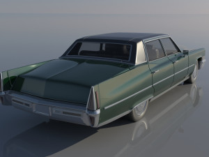 Cadillac FLeetwood Brougham 1970 3D Print Model