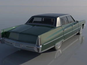 Cadillac FLeetwood Brougham 1970 3D Print Model