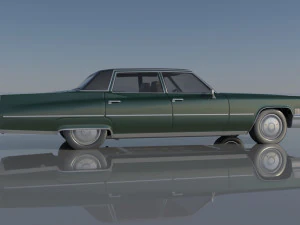 Cadillac FLeetwood Brougham 1970 3D Print Model