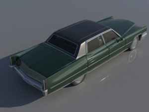 Cadillac FLeetwood Brougham 1970 3D Print Model