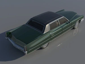 Cadillac FLeetwood Brougham 1970 3D Print Model