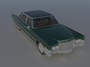 Cadillac FLeetwood Brougham 1970 3D Print Model