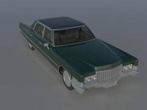 Cadillac FLeetwood Brougham 1970 3D Print Model