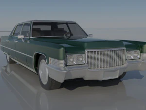 Cadillac FLeetwood Brougham 1970 3D Print Model