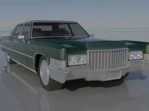 Cadillac FLeetwood Brougham 1970 3D Print Model