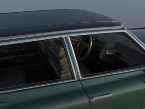 Cadillac FLeetwood Brougham 1970 3D Print Model