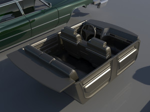 Cadillac FLeetwood Brougham 1970 3D Print Model