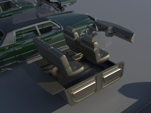 Cadillac FLeetwood Brougham 1970 3D Print Model