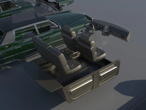 Cadillac FLeetwood Brougham 1970 3D Print Model