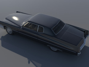 Cadillac Deville Coupe 1970 3D-Druckmodell