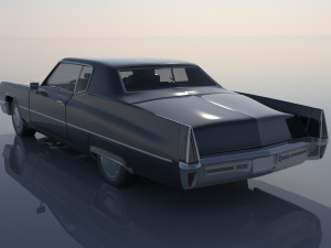 Cadillac Deville Coupe 1970 3D-Druckmodell