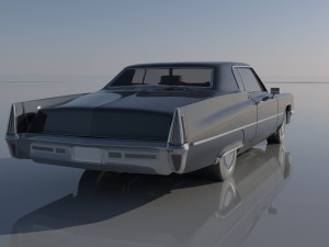 Cadillac Deville Coupe 1970 3D-Druckmodell