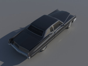 Cadillac Deville Coupe 1970 3D-Druckmodell