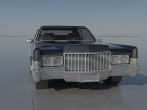 Cadillac Deville Coupe 1970 3D-Druckmodell