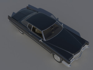 Cadillac Deville Coupe 1970 3D-Druckmodell