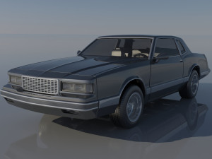 Chevrolet Monte Carlo LS 1986 3D Принт Модель