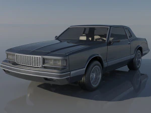 Chevrolet Monte Carlo LS 1986 Modello di stampa 3D