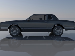Chevrolet Monte Carlo LS 1986 3D 打印模型