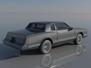 Chevrolet Monte Carlo LS 1986 3D Print Model