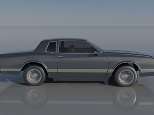Chevrolet Monte Carlo LS 1986 3D 打印模型