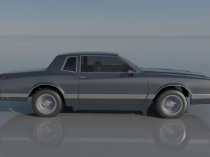 Chevrolet Monte Carlo LS 1986 3D Print Model