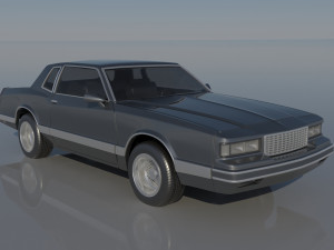 Chevrolet Monte Carlo LS 1986 3D 打印模型