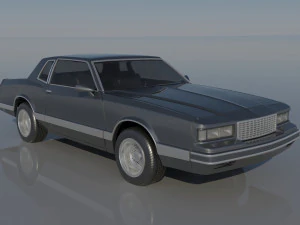 Chevrolet Monte Carlo LS 1986 3D Print Model