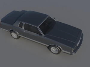 Chevrolet Monte Carlo LS 1986 3D 打印模型
