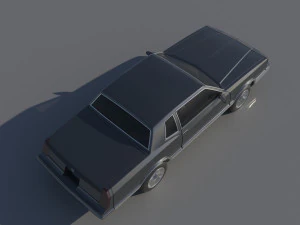 Chevrolet Monte Carlo LS 1986 3D Print Model