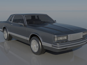 Chevrolet Monte Carlo LS 1986 3D 打印模型