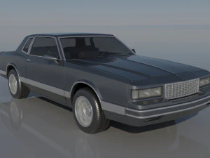 Chevrolet Monte Carlo LS 1986 3D Print Model