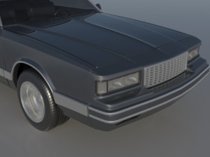 Chevrolet Monte Carlo LS 1986 3D 打印模型