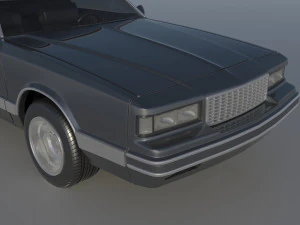 Chevrolet Monte Carlo LS 1986 3D Print Model