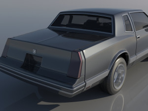 Chevrolet Monte Carlo LS 1986 3D 打印模型