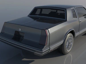 Chevrolet Monte Carlo LS 1986 3D Print Model