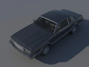 Chevrolet Monte Carlo LS 1986 3D Print Model