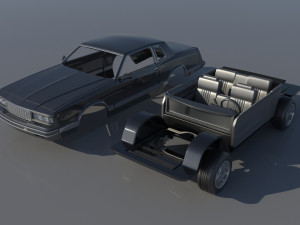 Chevrolet Monte Carlo LS 1986 3D 打印模型