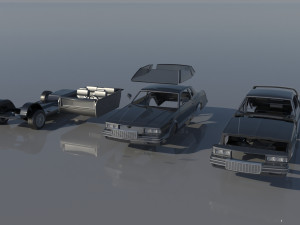 Chevrolet Monte Carlo LS 1986 3D 打印模型
