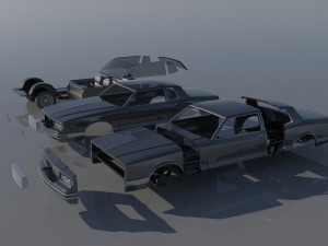 Chevrolet Monte Carlo LS 1986 3D 打印模型