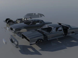 Chevrolet Monte Carlo LS 1986 3D Print Model