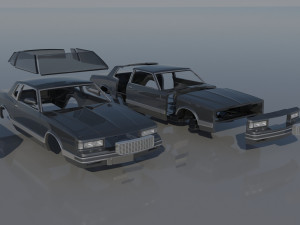 Chevrolet Monte Carlo LS 1986 3D 打印模型
