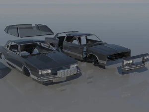 Chevrolet Monte Carlo LS 1986 3D Print Model