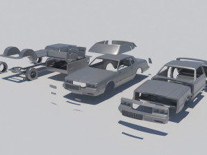 Chevrolet Monte Carlo LS 1986 3D 打印模型