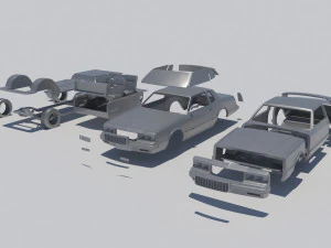 Chevrolet Monte Carlo LS 1986 3D Print Model