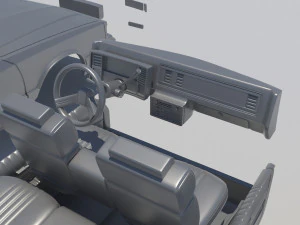 Chevrolet Monte Carlo LS 1986 3D Print Model