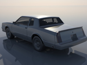 Chevrolet Monte Carlo SS 1987 Modèles 3D en vedette