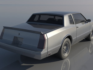 Chevrolet Monte Carlo SS 1987 Modèles 3D en vedette