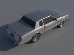 Chevrolet Monte Carlo SS 1987 Modèles 3D en vedette