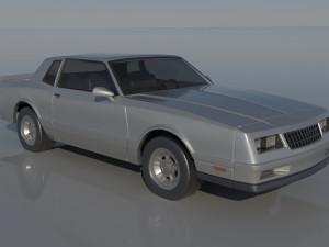Chevrolet Monte Carlo SS 1987 Modèles 3D en vedette
