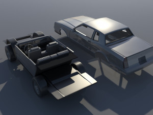 Chevrolet Monte Carlo SS 1987 Modèles 3D en vedette